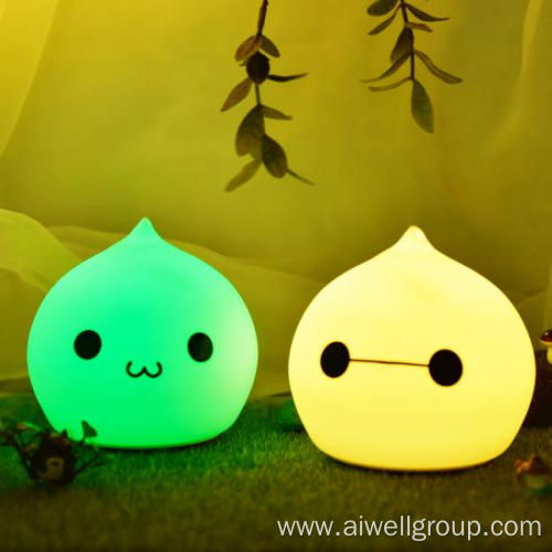 Fashion Cute Silicone Led Night Light Lamp